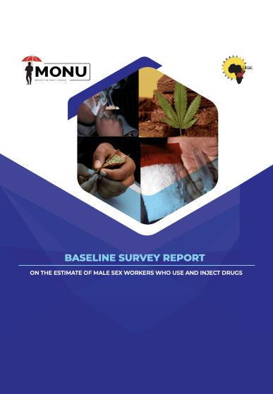 Cover of the report on estimate of male sex workers injecting and using drugs